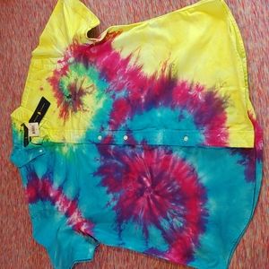 Polo Ralph Lauren Tye Dye Casual Shirt ... Soo Dope! NWT